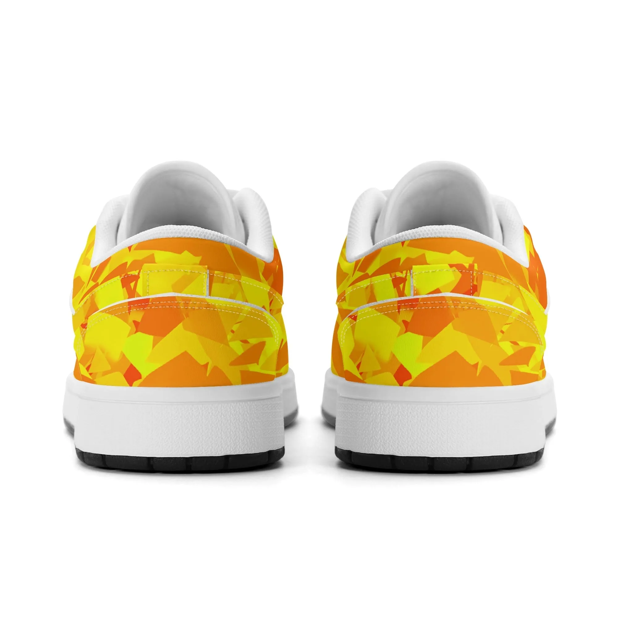 Yellow Crystal Low Top Leder Sneaker für Herren