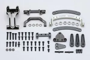 Yokomo Y2-202SLB Yoky2-202slb Lghtwght Slide Rack/Blackhead Set V2 Yd-2 E/S/Z