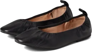 York Ballet Bargain Flexible Flats Soft Leather Toe Protected On Black Cole Pointed Haan Slip